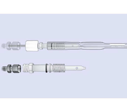 5mm 300MHz 高压厚壁阀门核磁管  S-5-300-HW-HPV-7