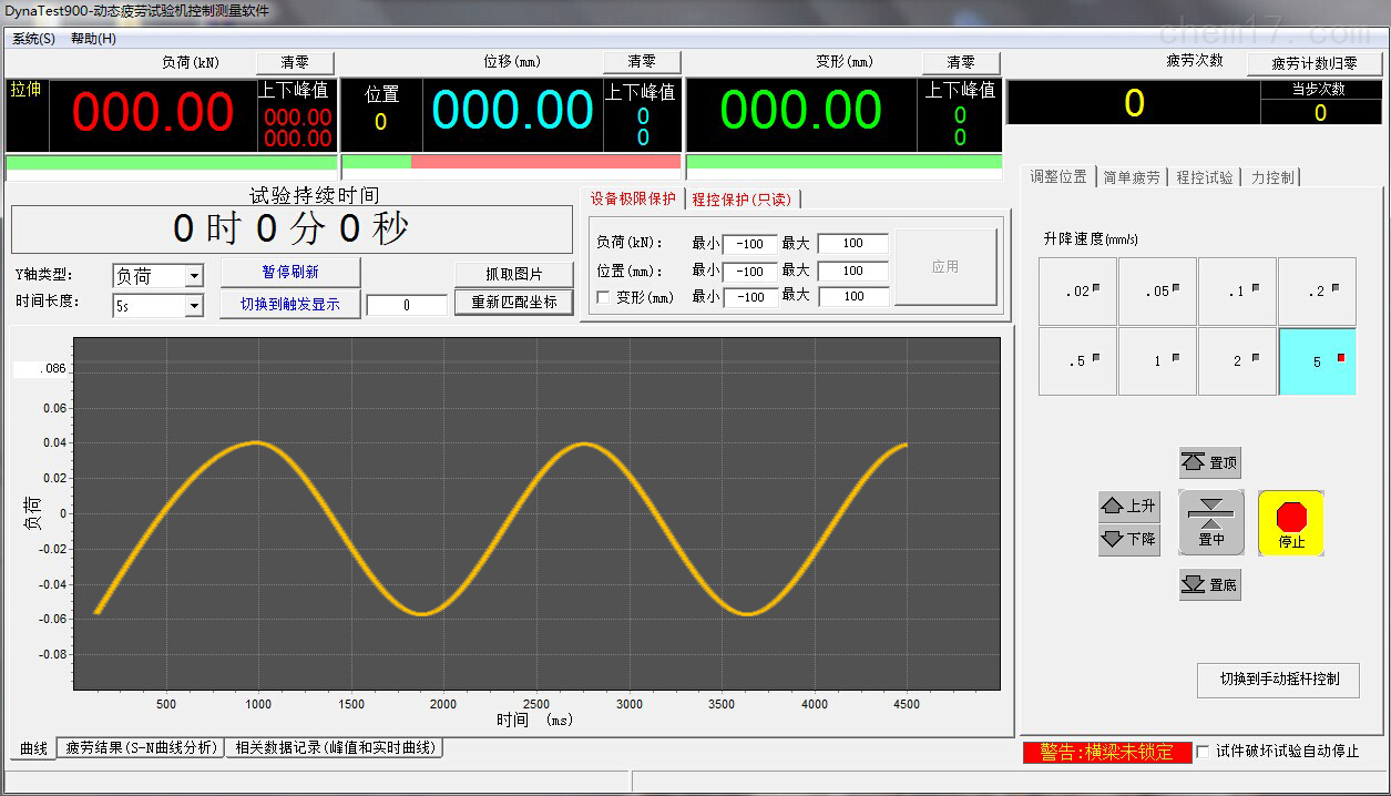 DynaTest动态疲劳机软件