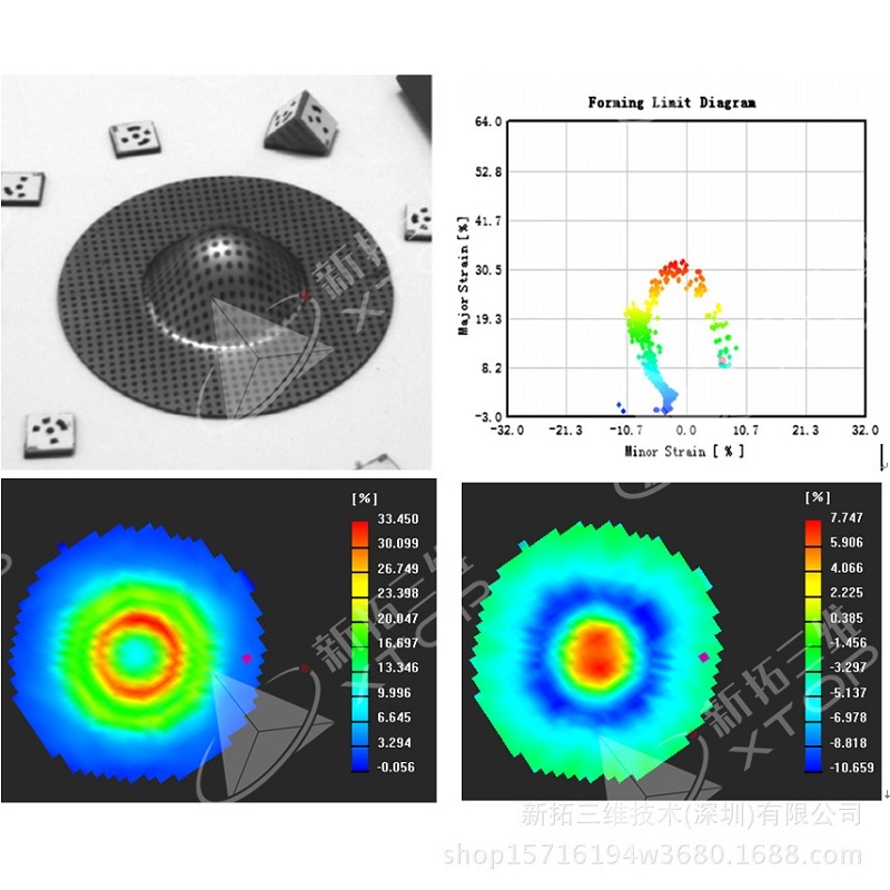 新拓三维 板料成形网格应变测量系统 XTSM