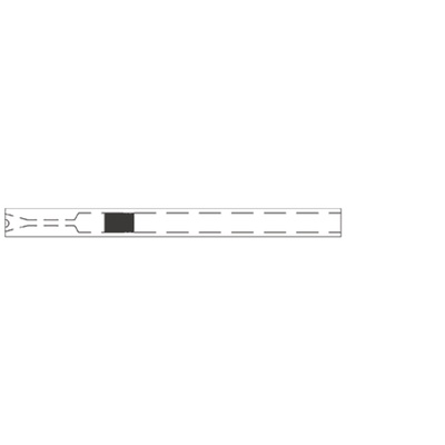 3.0 mm ID 锥形进样口衬管带烧结熔块 | 22420