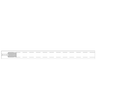4.0 mm ID 单锥型进样口衬管带CarboFrit | 21897-216.5