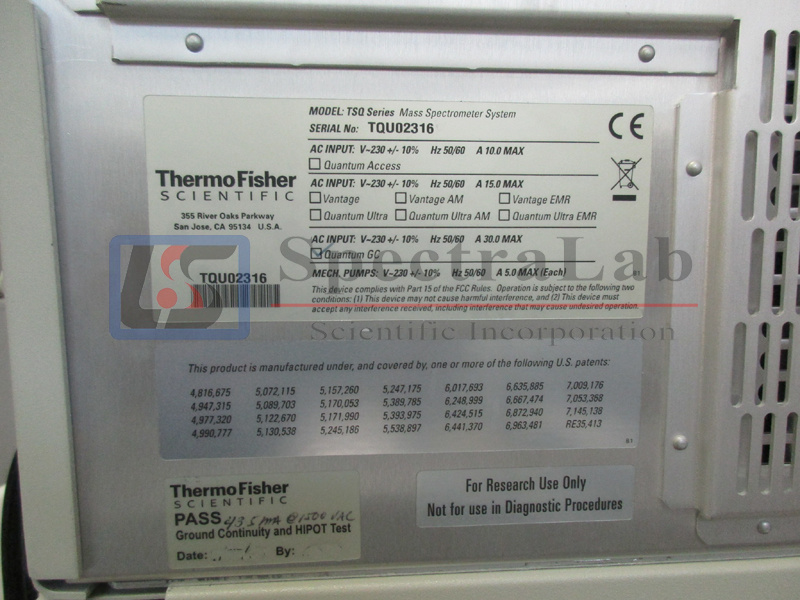 二手赛默飞TSQ Quantum GC/MS/MS三重四级杆气质联用仪