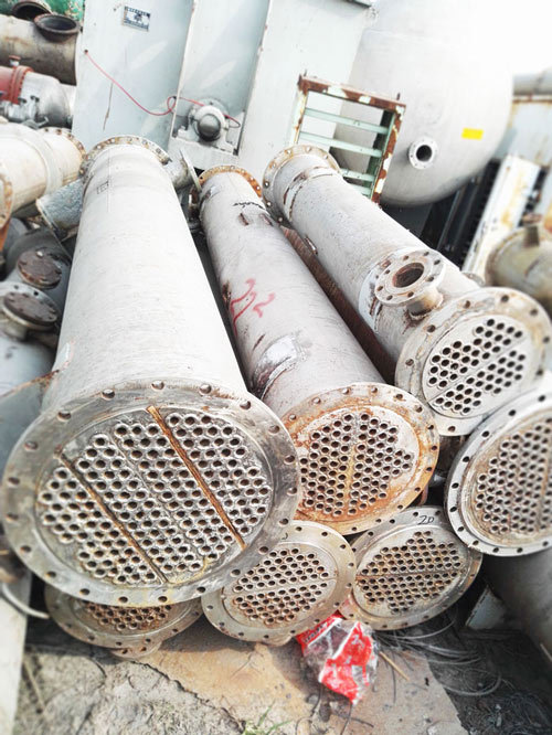 常年供应12-300平方各类型二手列管冷凝器