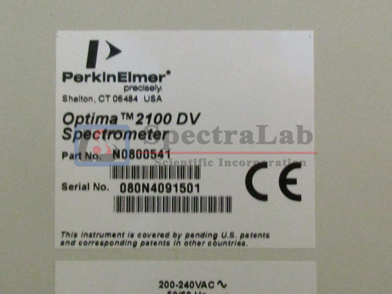 珀金埃尔默Optima 2100 DV电感耦合等离子体发射光谱仪