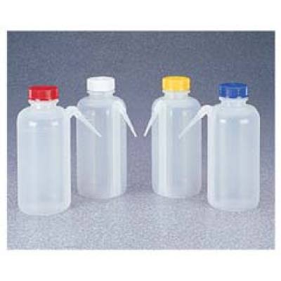 Nalgene 2423 颜色标记的Unitary 分类洗瓶，低密度聚乙烯瓶体