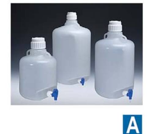 Nalgene 2319可高温高压灭菌的细口大瓶（带放水口），聚丙烯