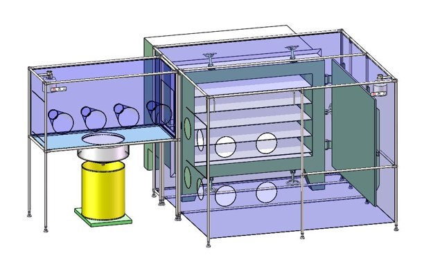 奥星 托盘干燥箱隔离系统 无菌软舱隔离操作
