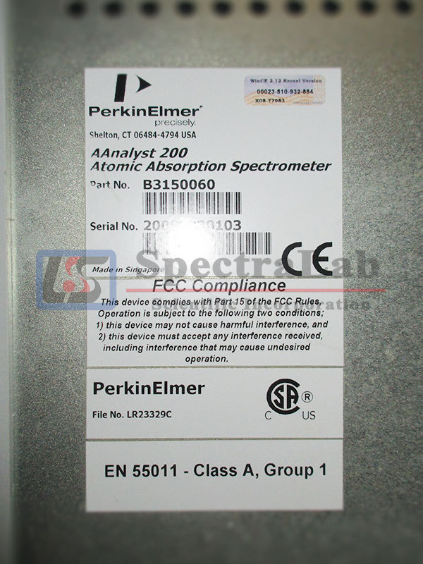 二手PerkinElmer AAnalyst 200 原子吸收光谱仪