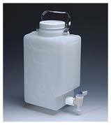 Nalgene DS2327氟化矩形细口大瓶（带放水口），氟化高密度聚乙烯
