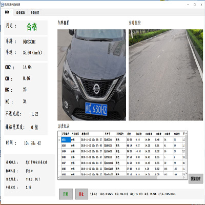 TCT水平固定点机动车尾气遥感监测系统