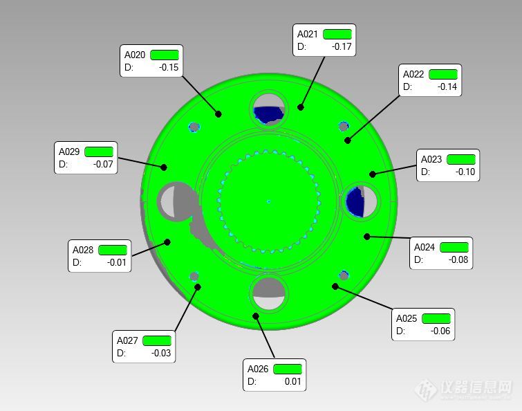 利用形创HandySCAN 3D 激光扫描仪修复矿用行星架