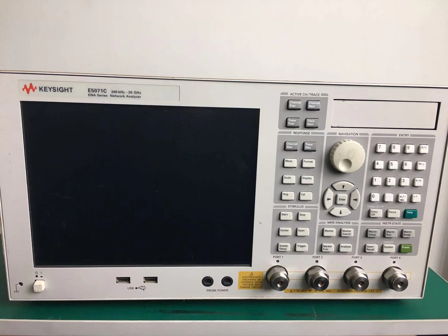 专业维修安捷伦E5071C网络分析仪