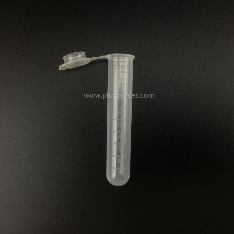 离心管，10mL，PP，圆底连盖，100pcs，AB056374