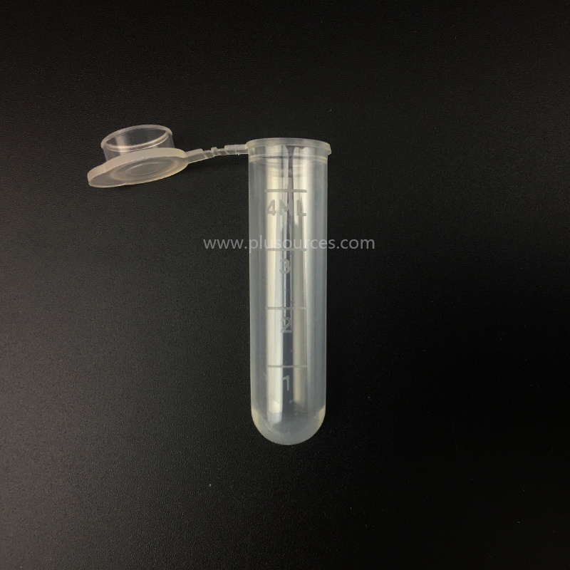 离心管，5mL，PP，圆底连盖，100pcs，AB056367 