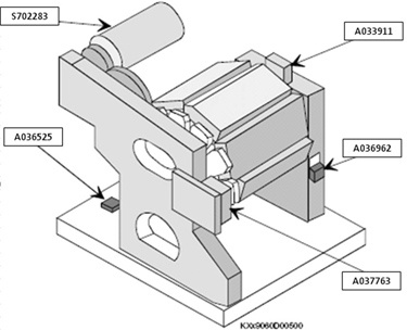 Motor, Pinion, Crystal Changer  |  S702283