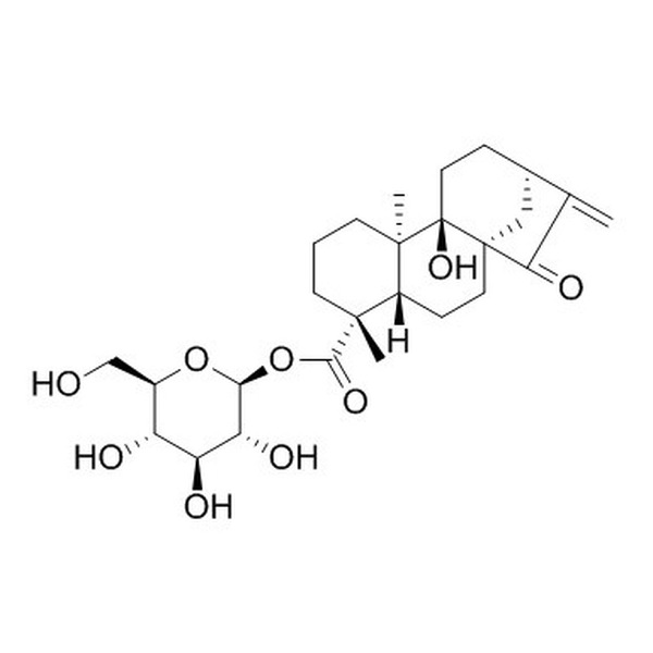 对映9羟基15氧代16贝壳杉烯19酸betaD吡喃葡萄糖酯CAS:81263-96-9