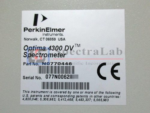 珀金埃尔默Optima 4300 DV电感耦合等离子体发射光谱仪