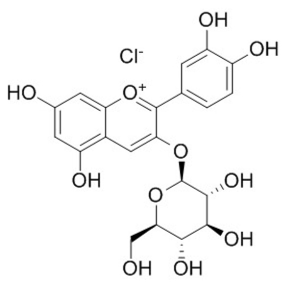 矢车菊素-3-O-葡萄糖苷,花青素(C3G) 