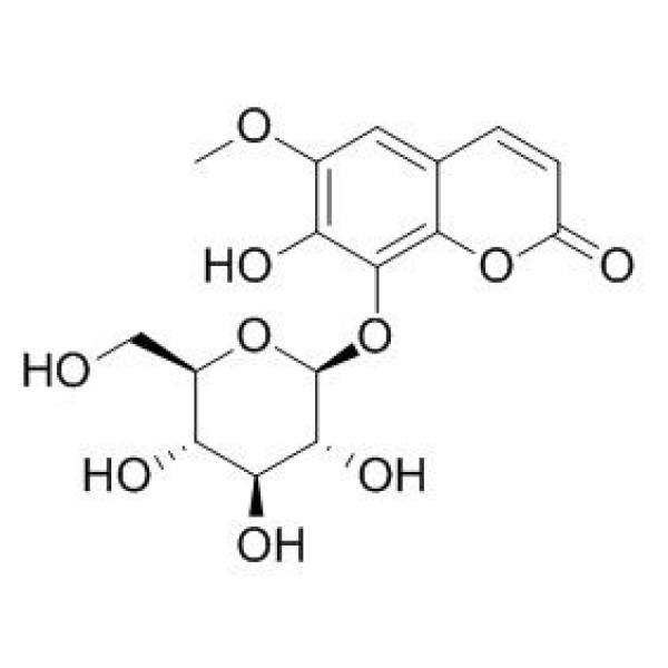 秦皮苷,白蜡树苷,CAS:524-30-1