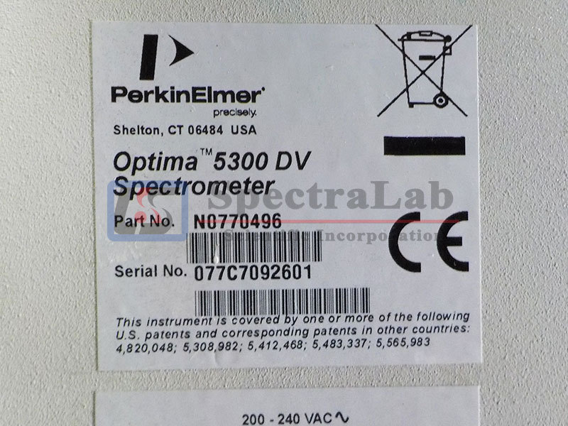 珀金埃尔默Optima 5300 DV电感耦合等离子体发射光谱仪