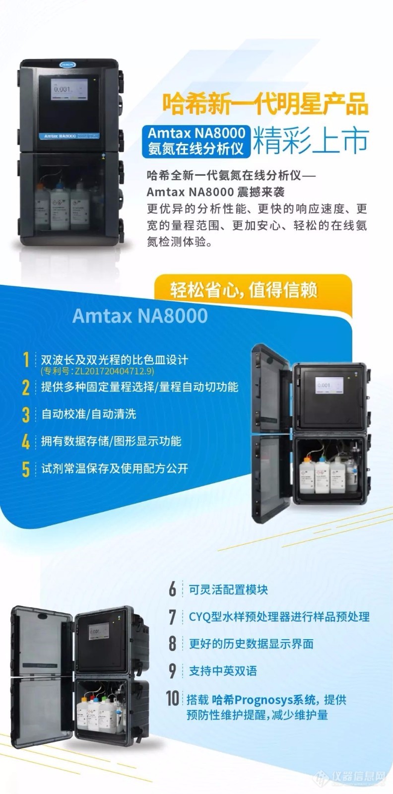 哈希Amtax NA8000氨氮在线分析仪精彩上市