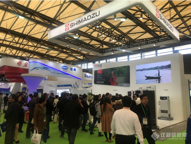 岛津在线监测仪器高调亮相IE expo2019