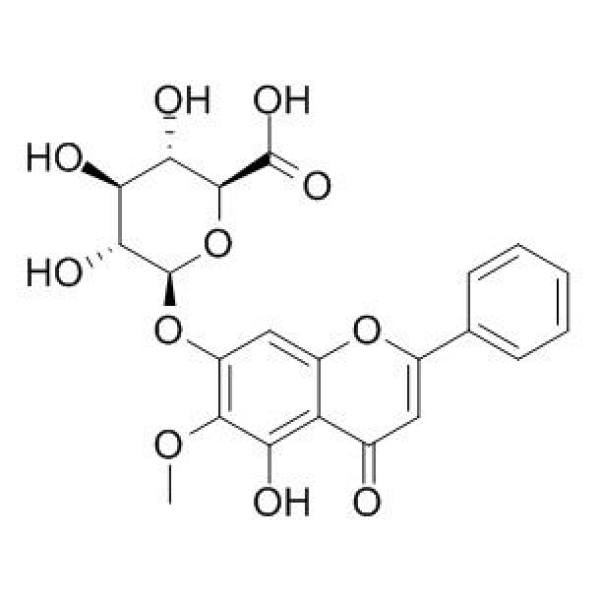 千层纸素A-7-0-β-D-葡萄糖醛酸苷 