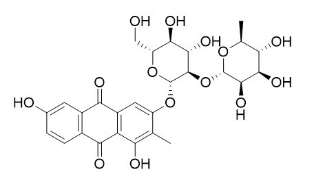 1,3,6-三羟基-2-甲基蒽醌-3-o-新橙皮糖苷cas:87686-88-2