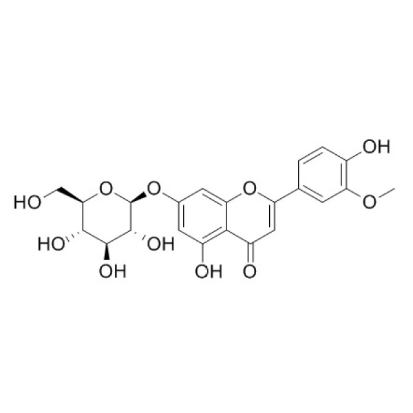 柯伊利素-7-O-葡萄糖苷 CAS:19993-32-9