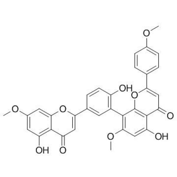 三叶橡胶黄酮 CAS:23132-13-0