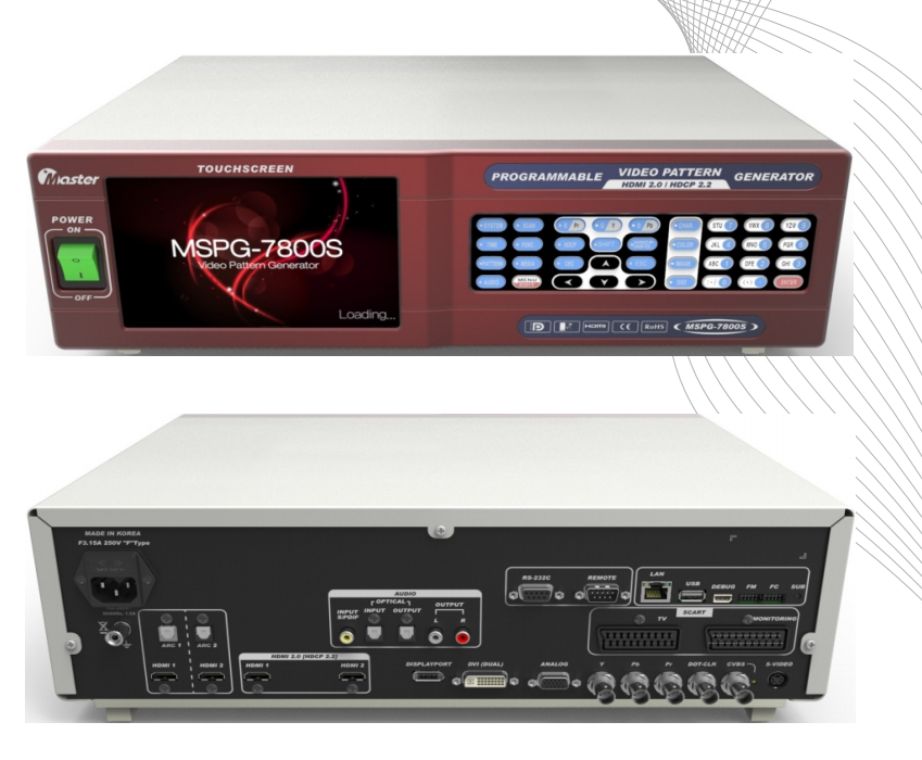 MSPG-7800S 韩国Master可编程视频信号发生器