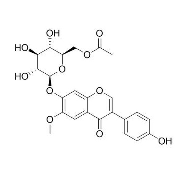 6”-O-乙酰黄豆黄苷 CAS:134859-96-4