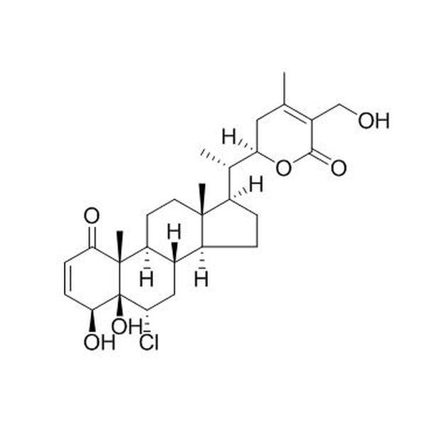 6alpha-氯-5beta-羟基醉茄内酯 A CAS:52329-20-1