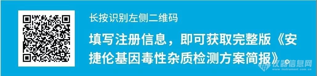 【安捷伦】方法目录免费下载 | 应对基因毒性杂质，我们有妙招！