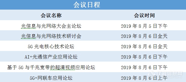 “光网络助力5G发展” 2019第三届光信息与光网络大会将在京召开