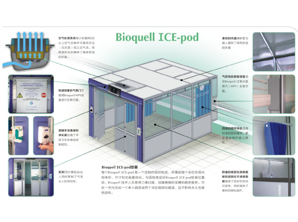 Bioquell感染控制封闭空间 ICE-pod