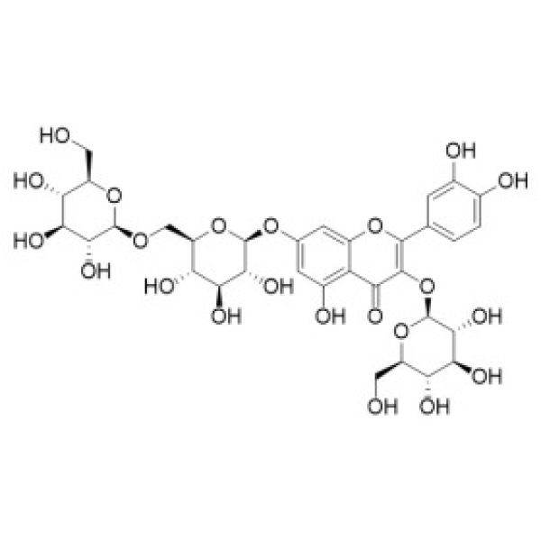 槲皮素-3-O-beta-D-葡萄糖-7-O-beta-D-龙胆双糖苷