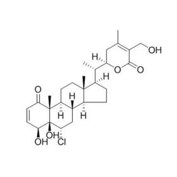 6alpha-氯-5beta-羟基醉茄内酯 A CAS:52329-20-1