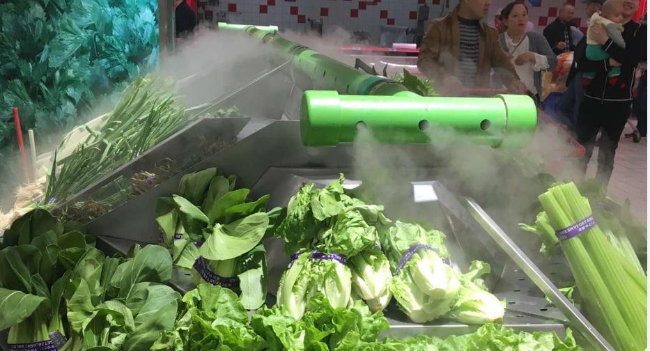 衡阳超市蔬菜架专用喷雾加湿器哪里能定制