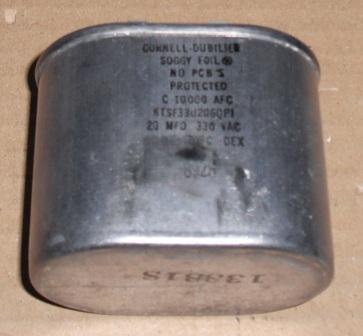 RC-5C Plus SORVALL Centrifuges 配件 66961 | 68158 | 68794 | 69380 | 73911 | 73913  Capacitor, PFC, 20 uF