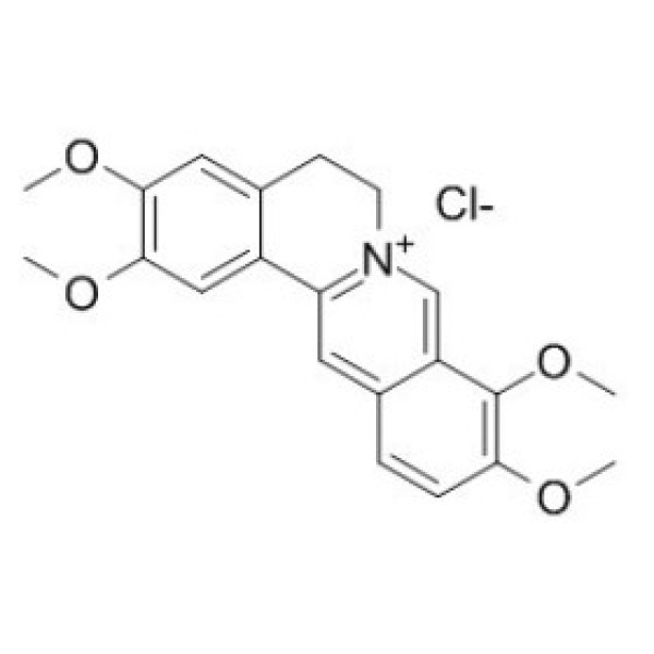 盐酸巴马汀,棕榈碱,CAS:10605-02-4
