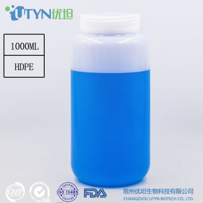 厂家直销 无菌无酶 1000ml HDPE试剂瓶