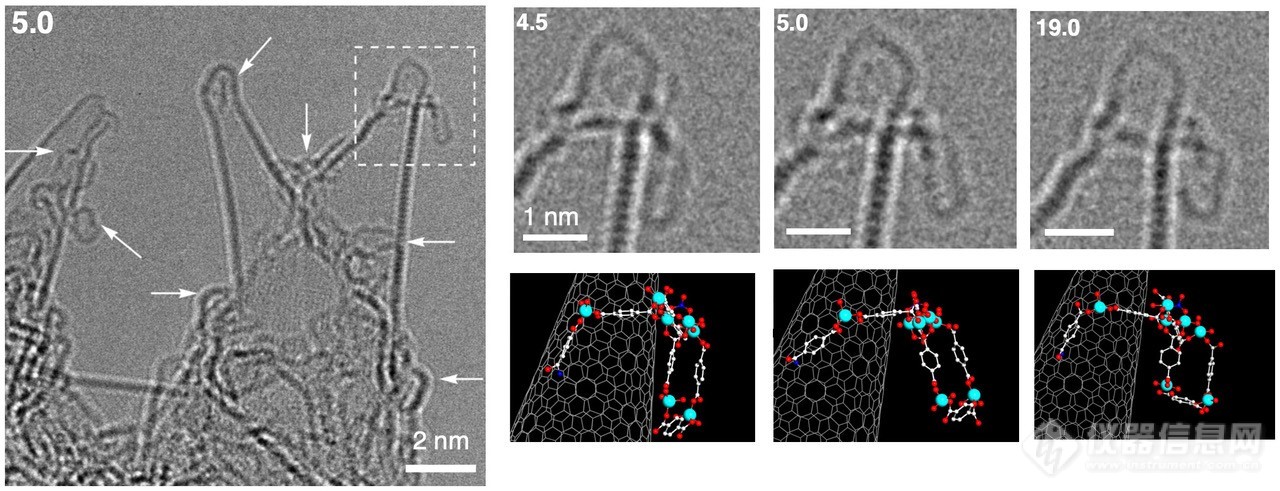 东京大学化学家首次原子分辨透射电镜制作化学合成分子视频