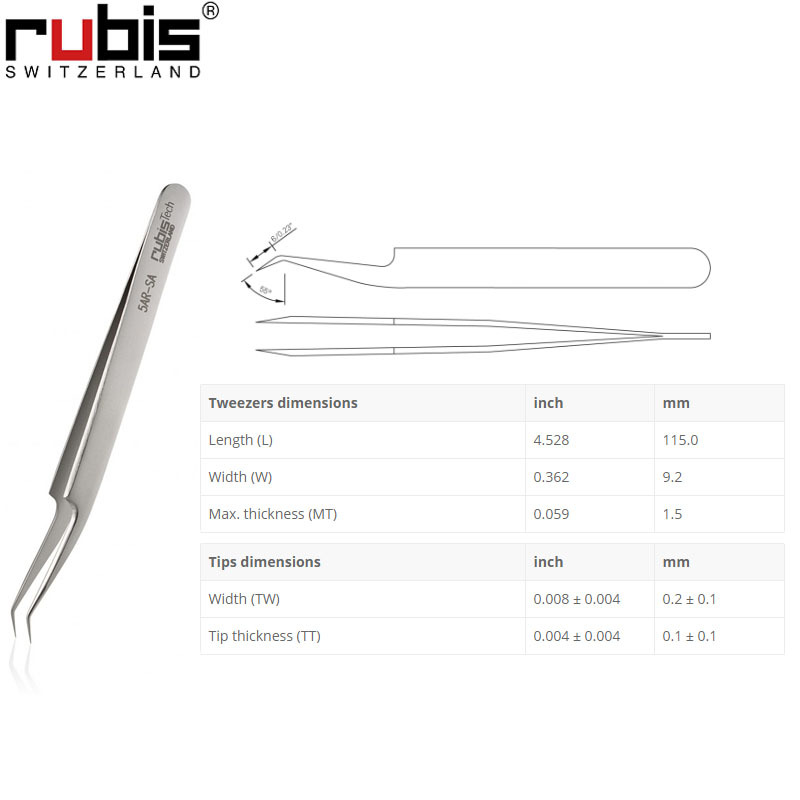 Rubis镊子5AR-SA