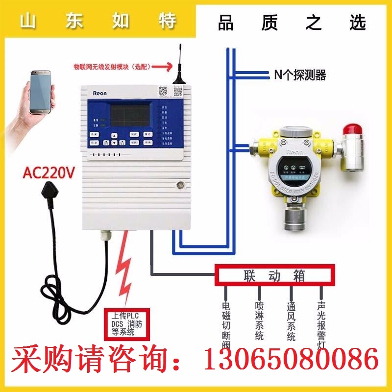 污水厂硫化氢泄露探测器 H2S气体超标报警器