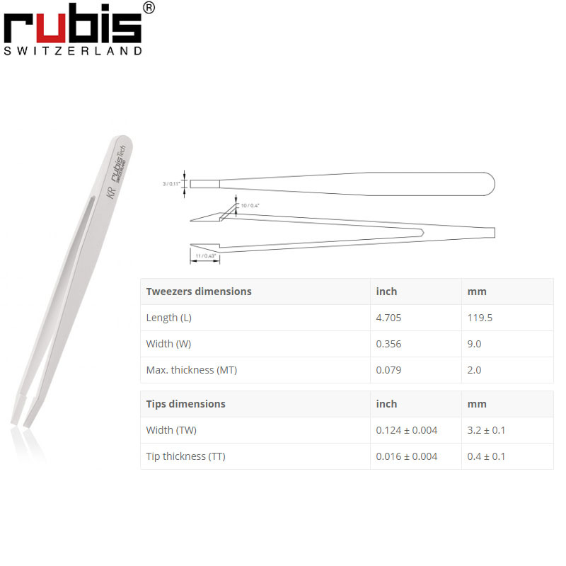 Rubis镊子KR 代理Rubis