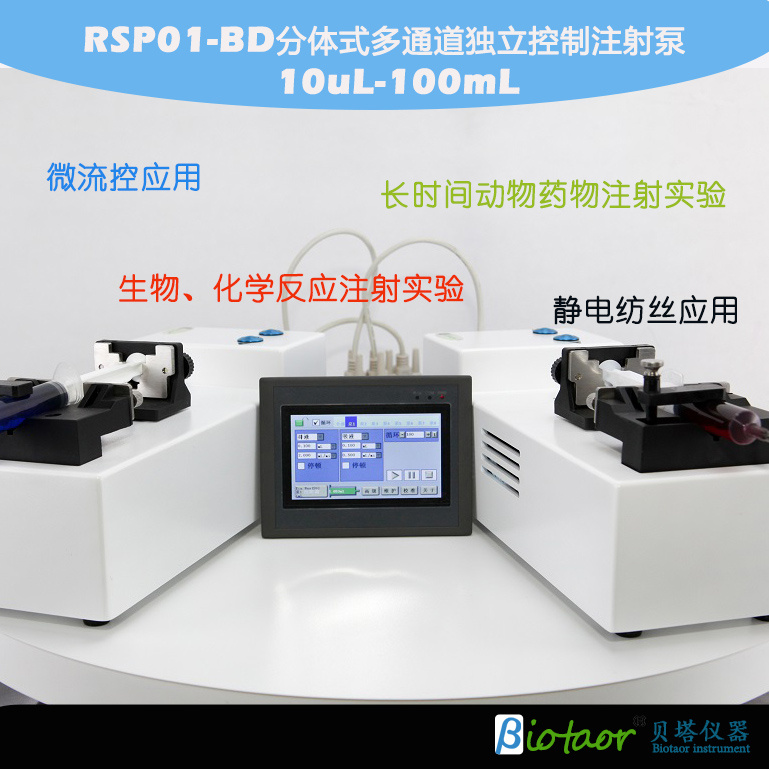 贝塔RSP01-BD分体式可串联独立控制微量注射泵