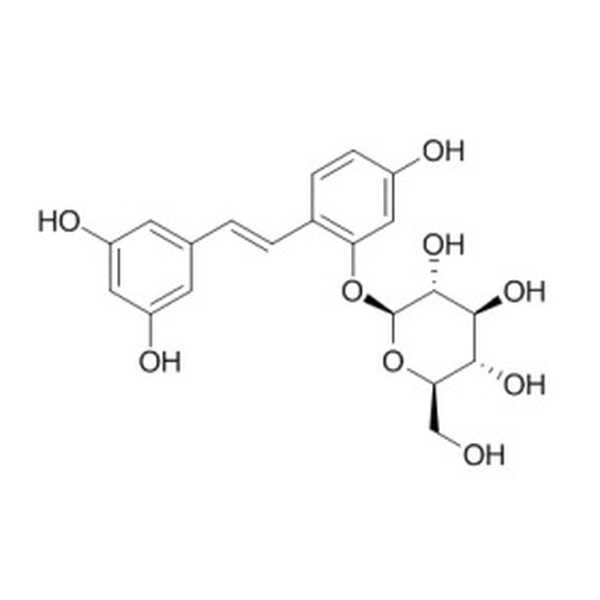 氧化白藜芦醇-2-O-β-D-吡喃葡萄糖苷 CAS:392274-22-5