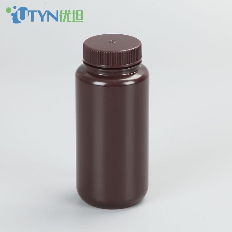 棕色广口塑料试剂瓶（无酶型）500ml 8112-0500-01 500ml