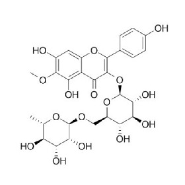 6-甲氧基山柰酚-3-O-芸香糖苷 CAS:403861-33-6